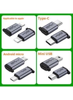 Generic Typec Female To Android Revolution Miniusb Connector Micro To Lighting Conversion Head For Apple Hand-Color:Apple Female To Type—c Male ★12w Suitable For 15/16-1 Pack  - Image 4