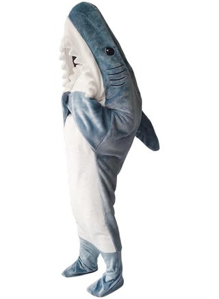 Shark Sleeping Bag Cute Animal Shark Onesie for Teens Adult Shark Costume Pajamas Shark Hoodie Blanket,grey - pzsku/Z7D1B150A29AFD276E865Z/45/_/1701771962/f28861a0-d8e0-44b1-bf2d-0d3fdb952ffd