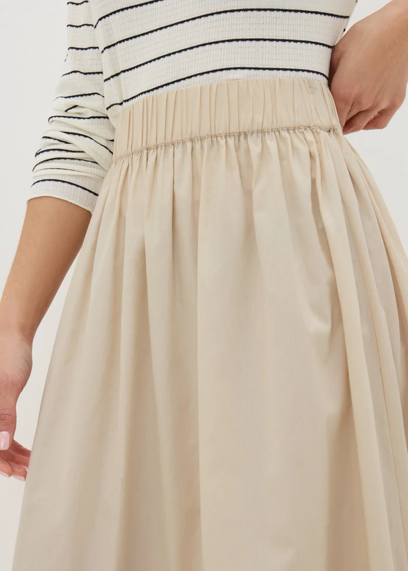 Matalan Stone Cotton Midi Skirt