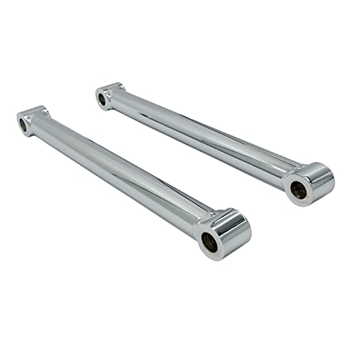 TCMI Chrome Motorcycle Rear Drop Rigid Struts Cold Rolled Steel 4 inch Lowering Link Kit Fits for Harley Davidson Sportster 883 1200 + Dyna Motorcycle 10 inch Length Rigid Hardtail Struts - Image 3