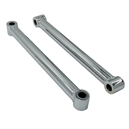 TCMI Chrome Motorcycle Rear Drop Rigid Struts Cold Rolled Steel 4 inch Lowering Link Kit Fits for Harley Davidson Sportster 883 1200 + Dyna Motorcycle 10 inch Length Rigid Hardtail Struts - Image 5