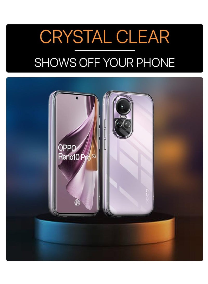 Techie غطاء شفاف مضاد للصدمات من TPU ناعم للغاية لأركان Oppo Reno 10 5G / Oppo Reno 10 Pro 5G - Image 3