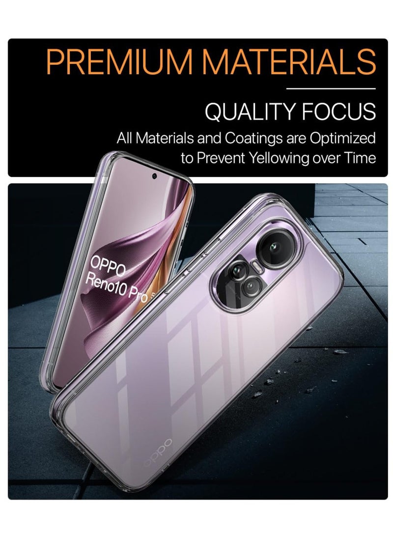 Techie غطاء شفاف مضاد للصدمات من TPU ناعم للغاية لأركان Oppo Reno 10 5G / Oppo Reno 10 Pro 5G - Image 4