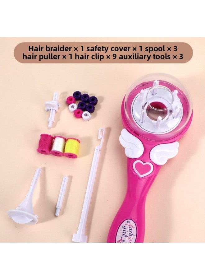 ماكينة تجديل الشعر الأوتوماتيكية للأطفال من Internet Celebrity DIY، مجموعة ألعاب مكياج منزلية للفتيات تلعب في المنزل - اللون: صندوق كبير 【0.55 كجم】】 - Image 4