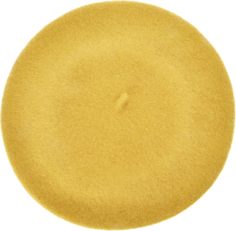 ZLYC Wool French Beret Hat Solid Color Beret Cap for Women Girls - Image 4