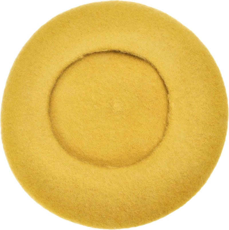ZLYC Wool French Beret Hat Solid Color Beret Cap for Women Girls - Image 5