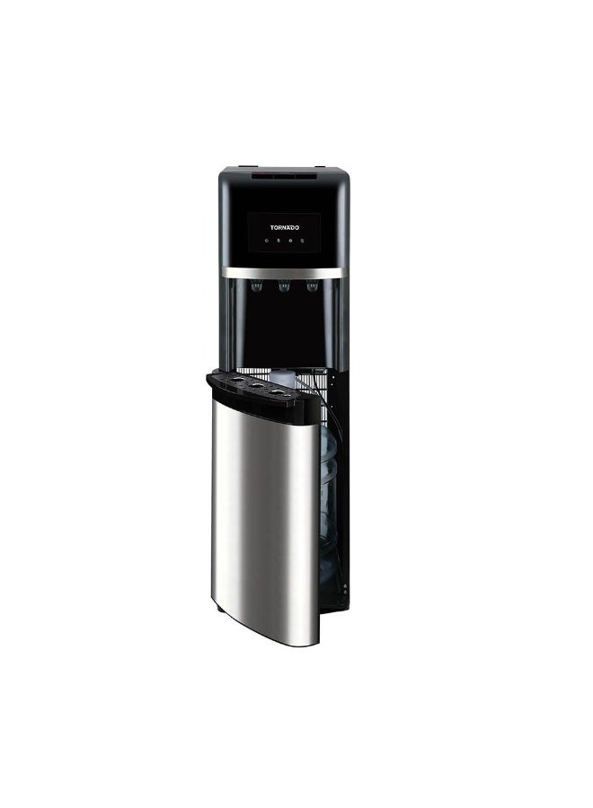TORNADO Water Dispenser 3 Faucets Normal - Cold and Hot Water Bottom Bottle Black WDM-H30ADE-BK - Image 2