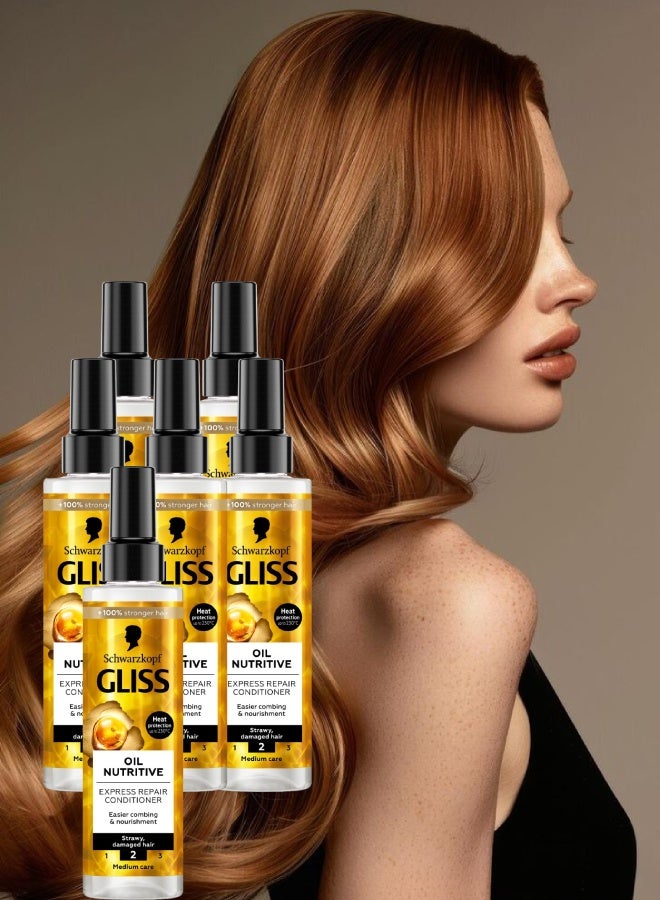 Gliss 6 Pieces Gliss Erc Oil Nutritive 200ML - Image 1
