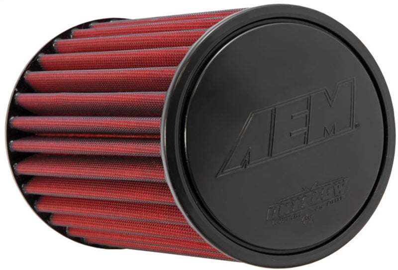 AEM 212029DK Universal DryFlow ClampOn Air Filter Round Tapered 275 in 70 mm Flange ID 9125 in 232 mm Height 6 in 152 mm Base 5125 in 130 mm Top