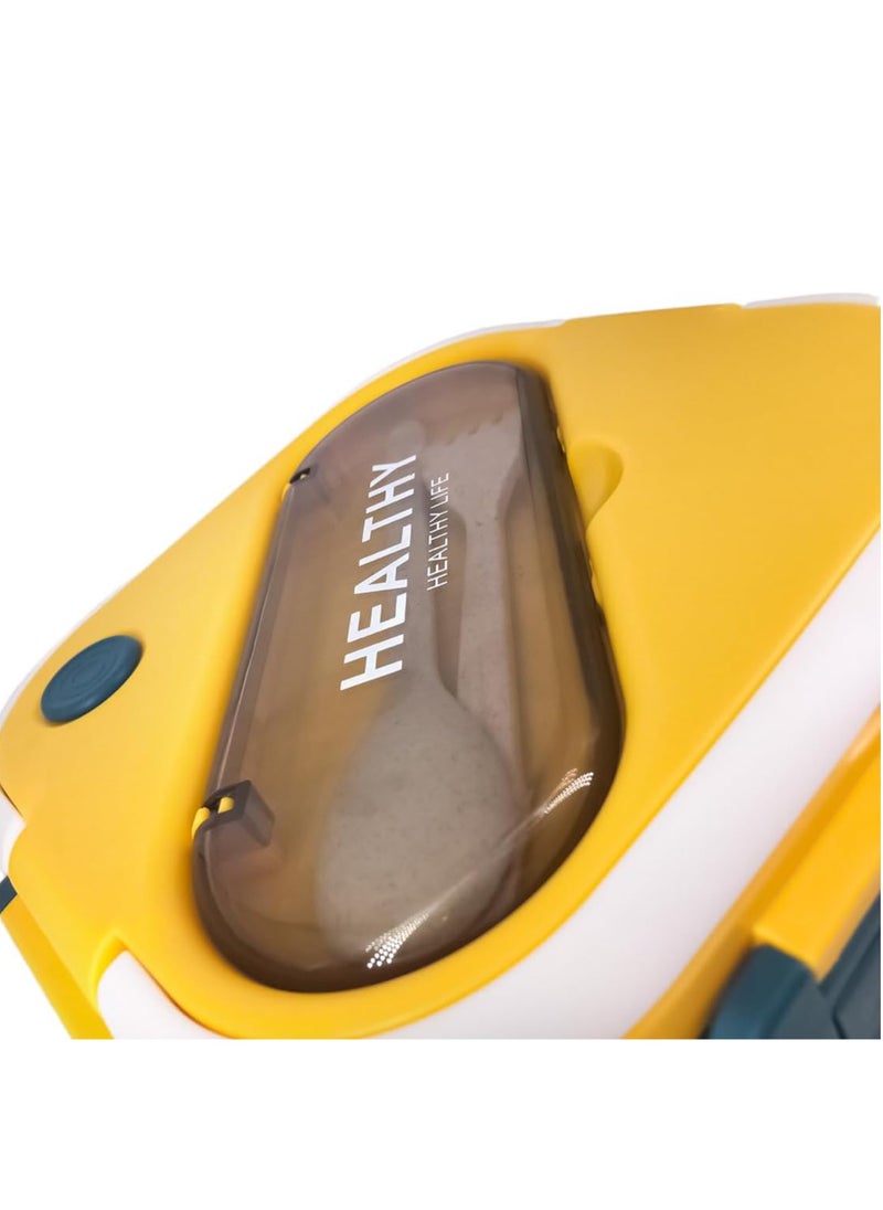 Generic - Healthy Lunch Box Container, 1300ml Capacity, Leak-Proof Design with spoon and fork - Image 1