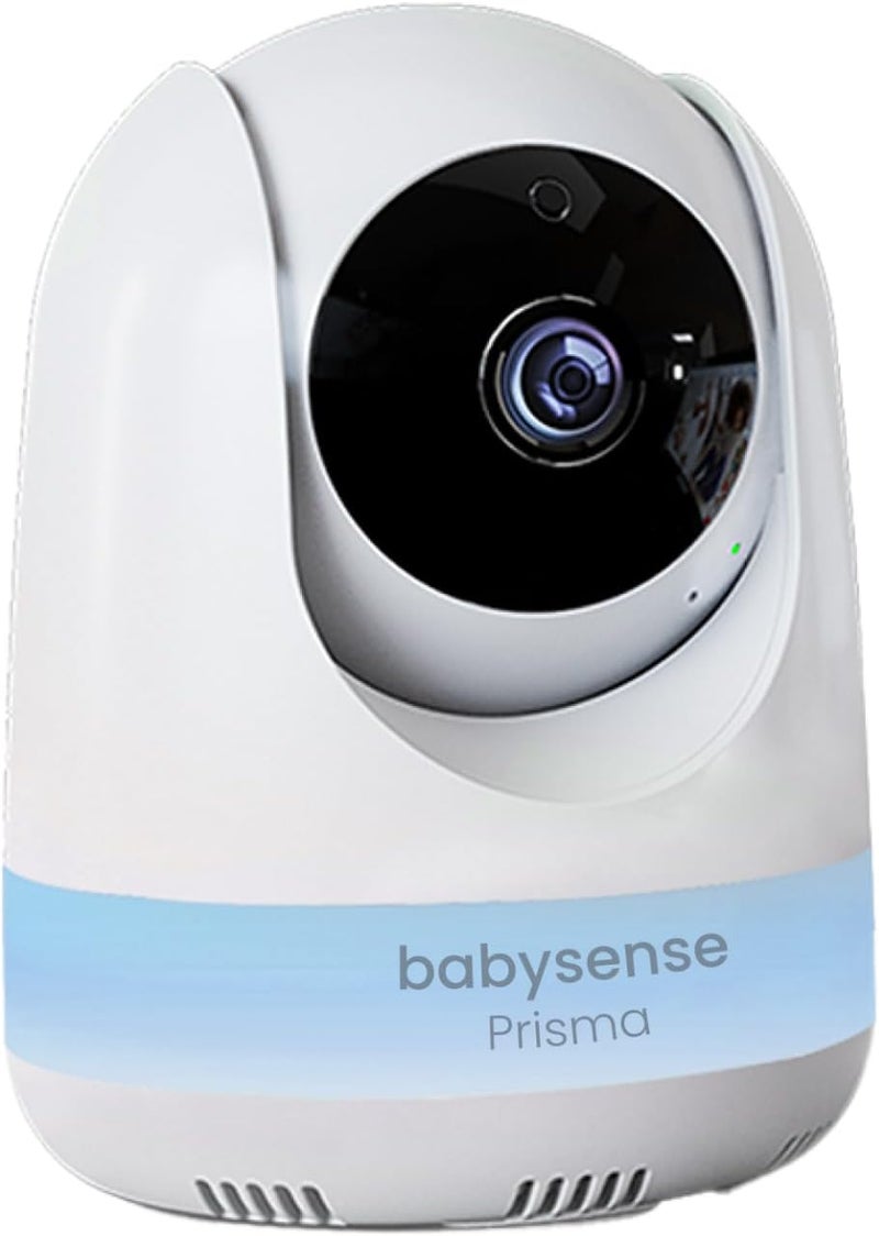 Babysense AddOn Camera Prisma Video Baby Monitor Remote Pan Tilt Zoom TwoWay TalkBack Audio Long Range Night Vision RGB Night Light Lullabies Temperature Monitoring - Image 2