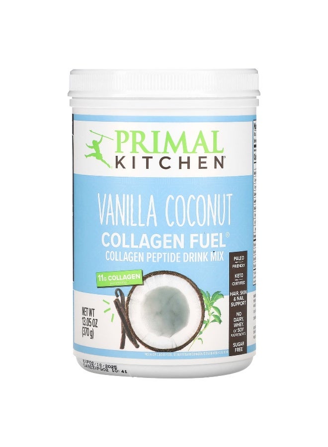 Primal Kitchen برمال كيتشن، وقود الكولاجين، فانيليا جوز الهند، 13.05 أونصة (370 جرام) (قد يختلف التعبئة)  - Image 1
