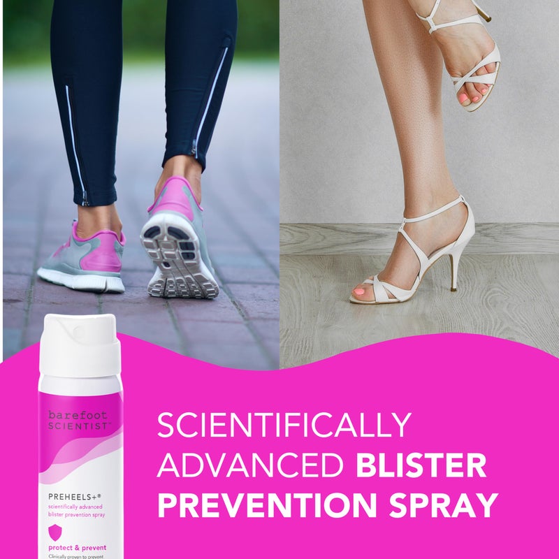 Barefoot Scientist PreHeels+ Blister Prevention Spray, Innovative Invisible Protective Barrier Against Blisters - Image 2