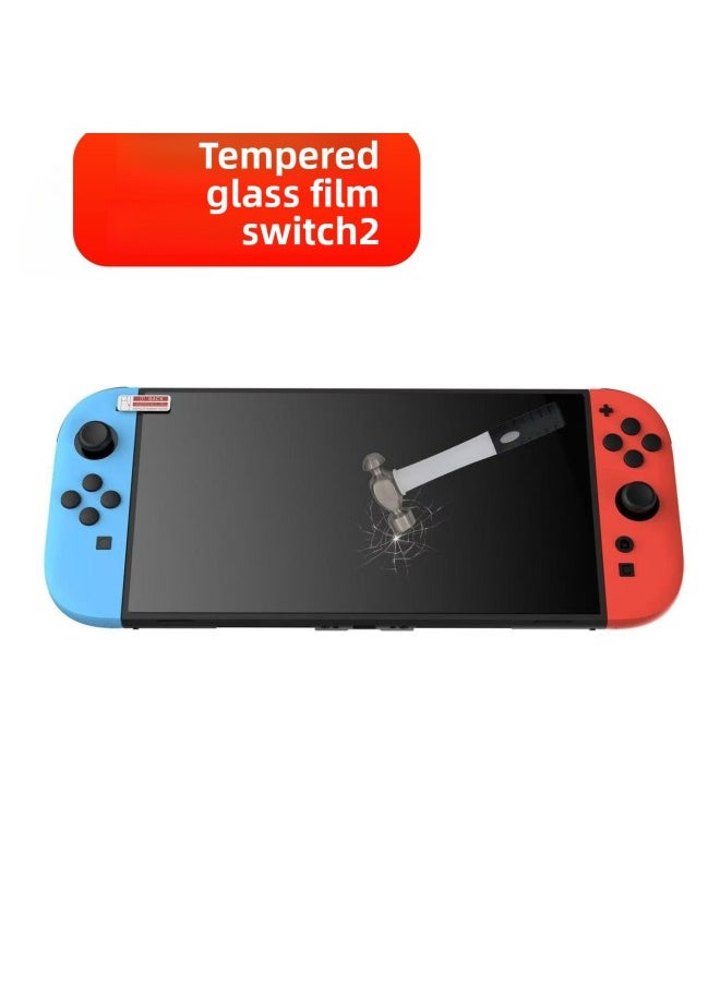 Generic Tempered Film For Nintendo Switch2 Game Console Switch2 Anti-Fingerprint Screen Protection Blue Light Steel Film-Colour:Switch 2 Tempered 1 Piece With Packaging  - Image 3