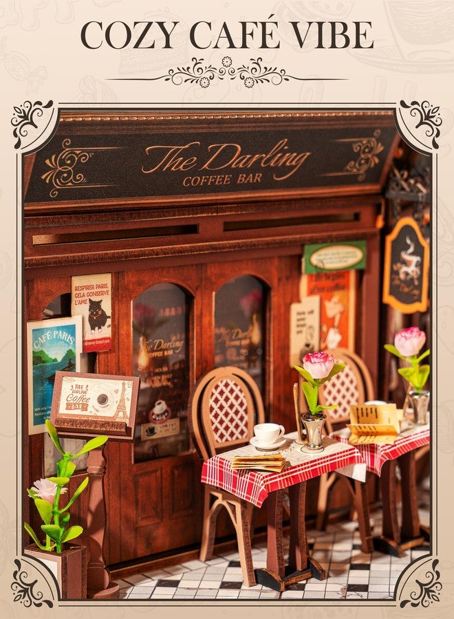 Rolife DIY Book Nook Kits for Adults, Miniature Dollhouse Booknook Kit, 3D Wooden Puzzle Creative Decorative Bookends Bookshelf Diorama Insert Crafts Hobbies Gifts (Arcade Dating) - Image 4