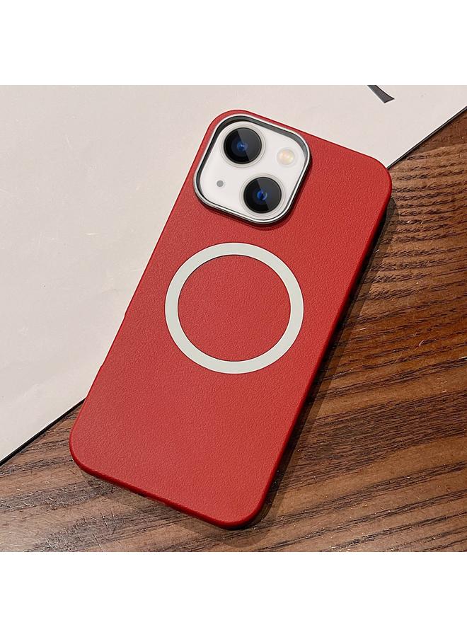 اس-توب جراب هاتف iPhone 15 بتصميم من الجلد مع غطاء MagSafe بتغطية كاملة - Image 1