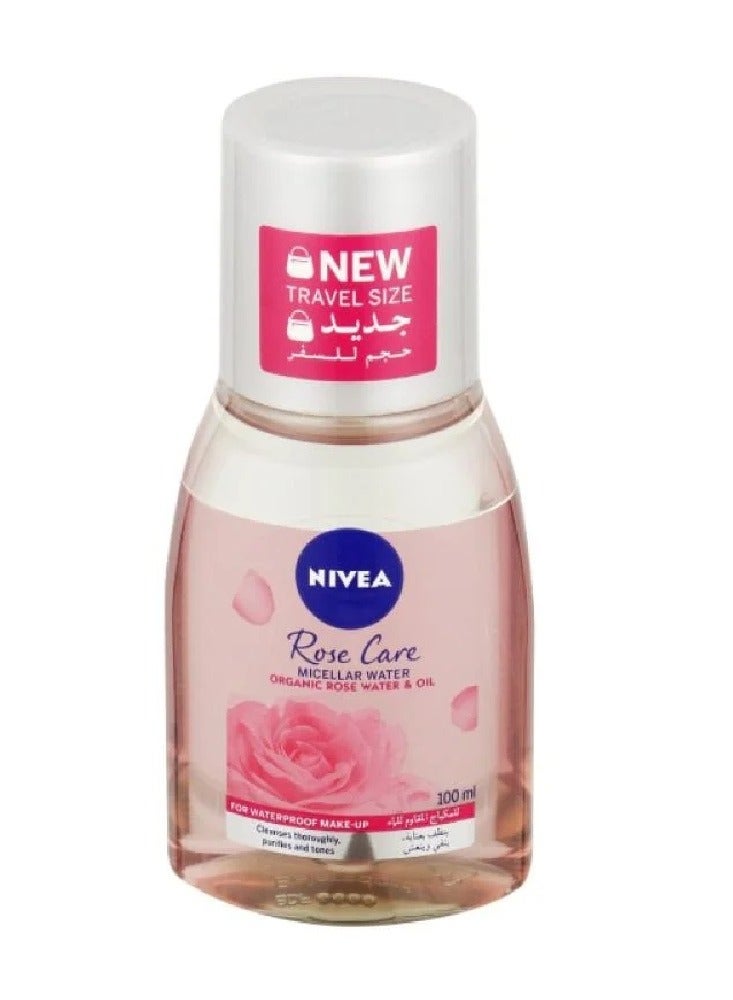 Nivea Micellar Organic Rose Water and Oil Makeup Remover - 100ml