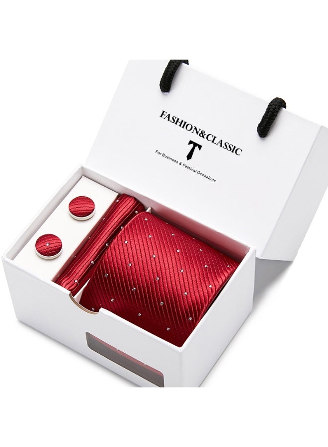 Shougu Men's Business Dress 8cm Tie Gift Box 