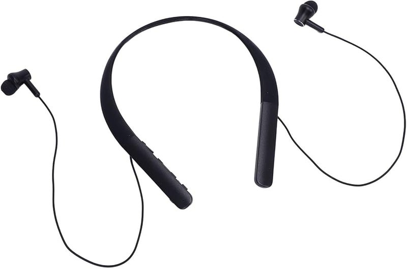 Neckband Headphones Lightweight Ergonomic Fit with Clear Calls Music Assistive Hearing and Cleaning Tool - Image 2
