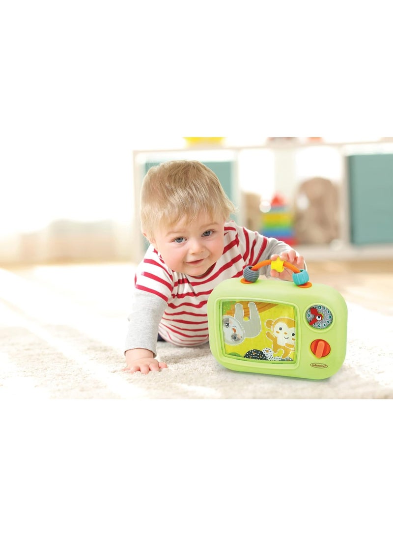 إنفانتينو لعبة موسيقية للأطفال بعمر 9 أشهر فما فوق - لعبة تعليمية متعددة الألوان مع أضواء وأصوات وساعة متحركة - Image 2