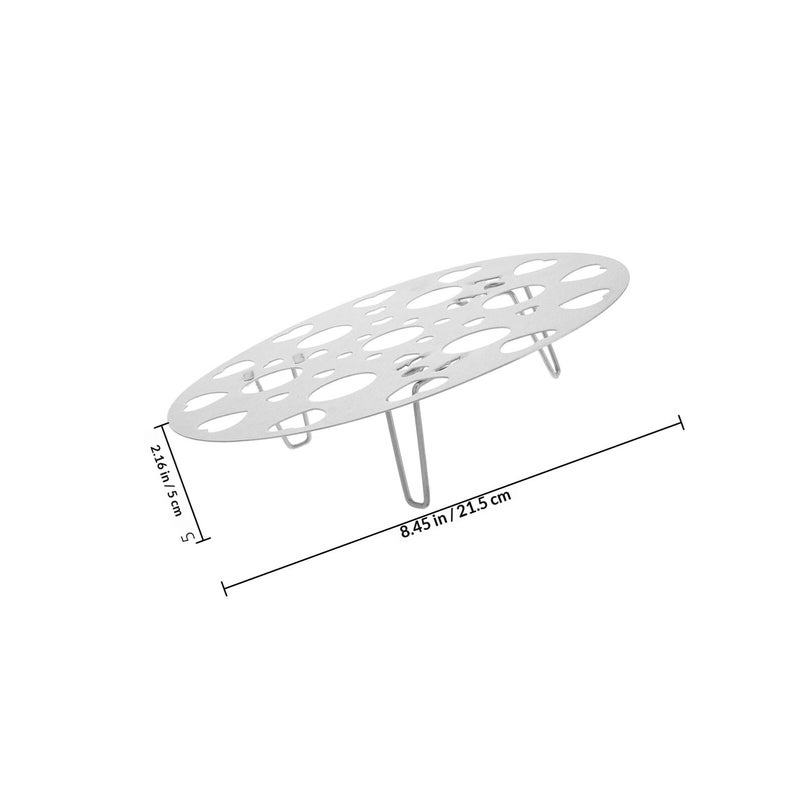 Stainless Steel 7 Hole Egg Steamer Rack Multi Functional Kitchen Steam Tray For Rice Cooker And Pot - Image 3