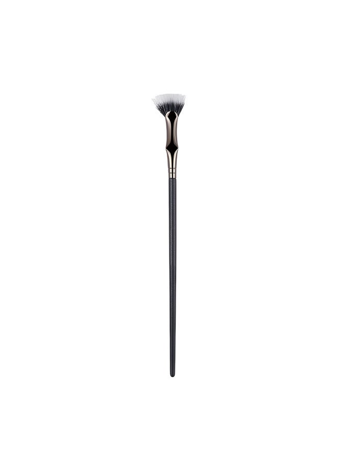 Eelhope فرشاة رموش مزدوجة الطبقات على شكل مروحة فرشاة رموش على شكل مروحة مع جذور واضحة وفرشاة كحل مائلة فرشاة رموش سفلية - Image 1