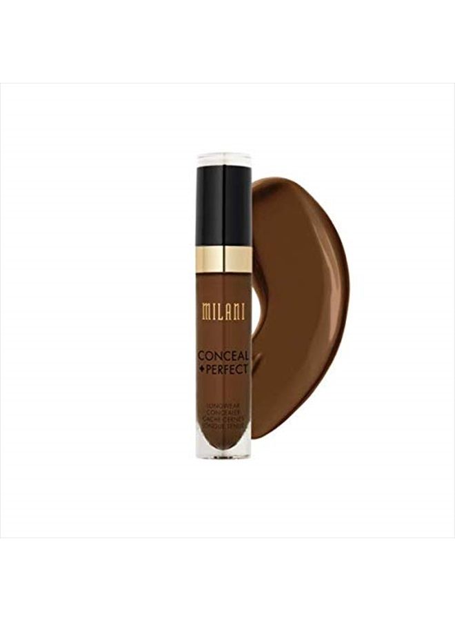 MILANI Conceal + Perfect Longwear Concealer - Cool Cocoa (0.17 Fl. Oz.) Vegan, Cruelty-Free Liquid Concealer - Cover Dark Circles, Blemishes & Skin Imperfections for Long-Lasting Wear