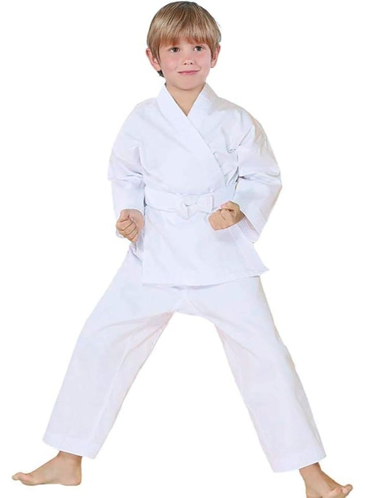 Spedster Karate Suit Martial Arts Uniform Aikido Student White Gi Top Quality Cotton Material With Free White Belt - Image 3