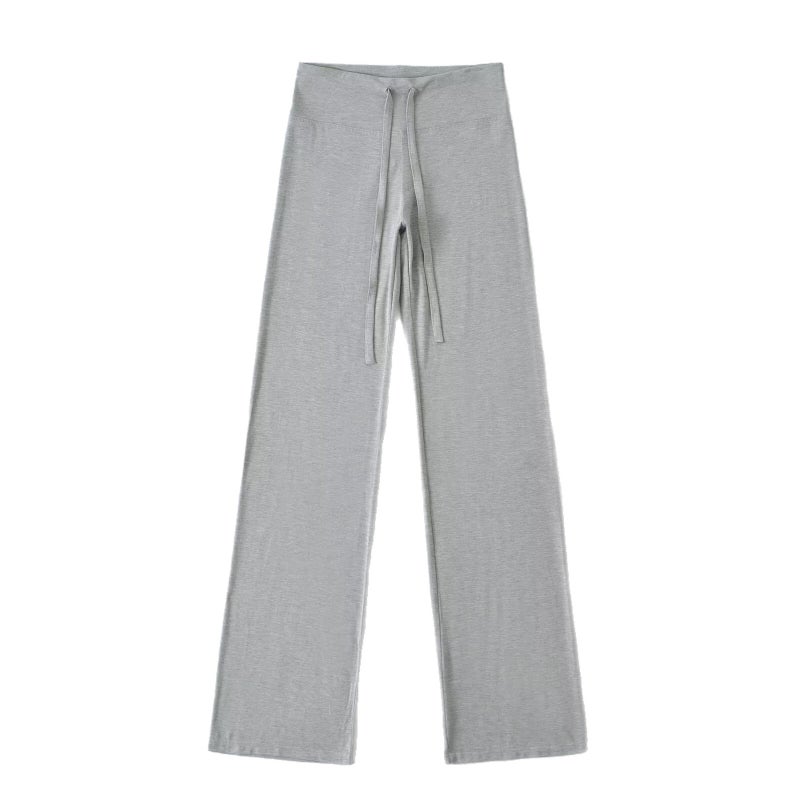 Latte Girl Yoga Pants for Women Summer Spring High Waist Wide Leg Loose Straight Casual Trousers - Image 5