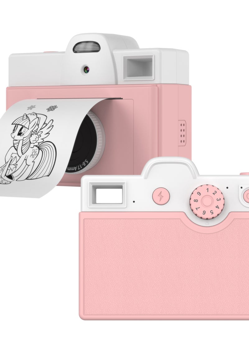 besrey  - Instant Print Camera for Kids with 1 Rolls of Printer Paper, 1080P Toddler Digital Camera Toys for Age 3-12 with 1GB SD Card, Birthday Gifts, Children's gift - Image 1