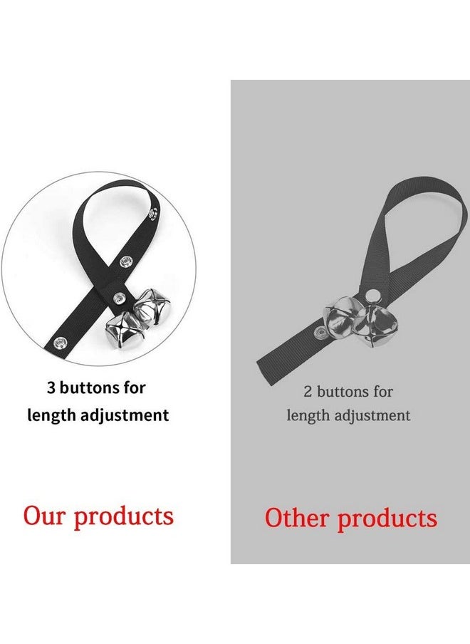 Luckyiren Pack of 2 Upgraded Puppy Bells Doorbells for Door Knob, Dog Bells for Potty Training-Louder Jingle, Bigger Bells for Puppies Pep Doggy Canine Pooch Pet Hound Cat, Cool Unique Gift for Dog Lover  - Image 4