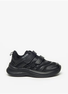 Kappa Mesh Panelled Sports Shoes with Hook and Loop Closure  - Image 3