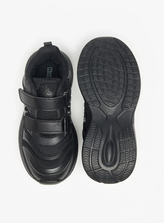 Kappa Mesh Panelled Sports Shoes with Hook and Loop Closure