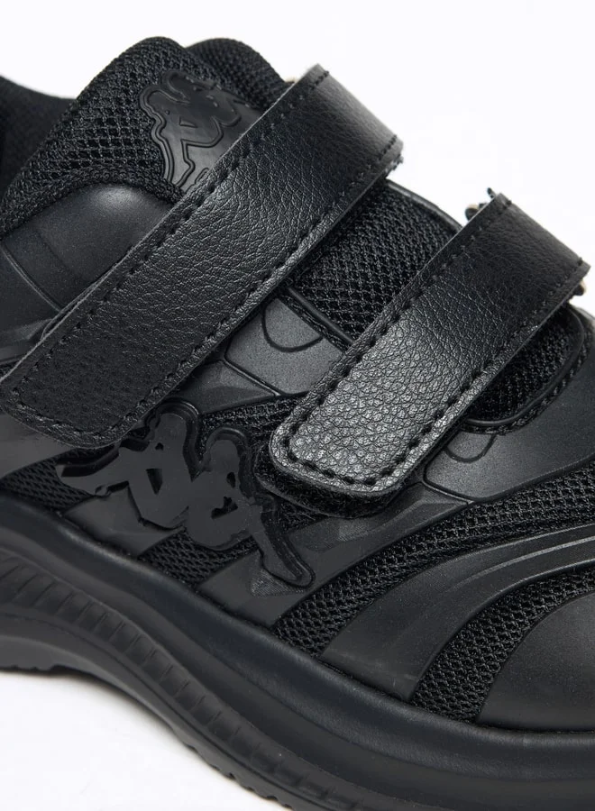 Kappa Mesh Panelled Sports Shoes with Hook and Loop Closure