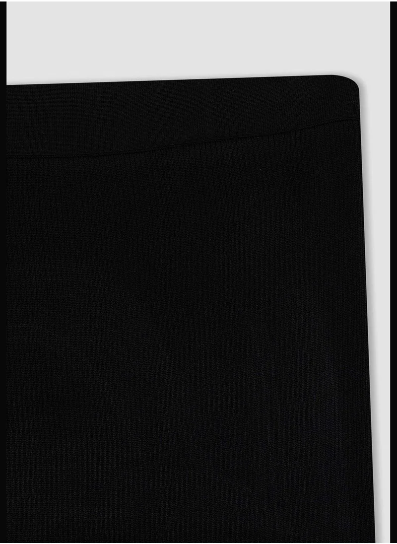 DeFacto Woman Fitted Tricot Skirt