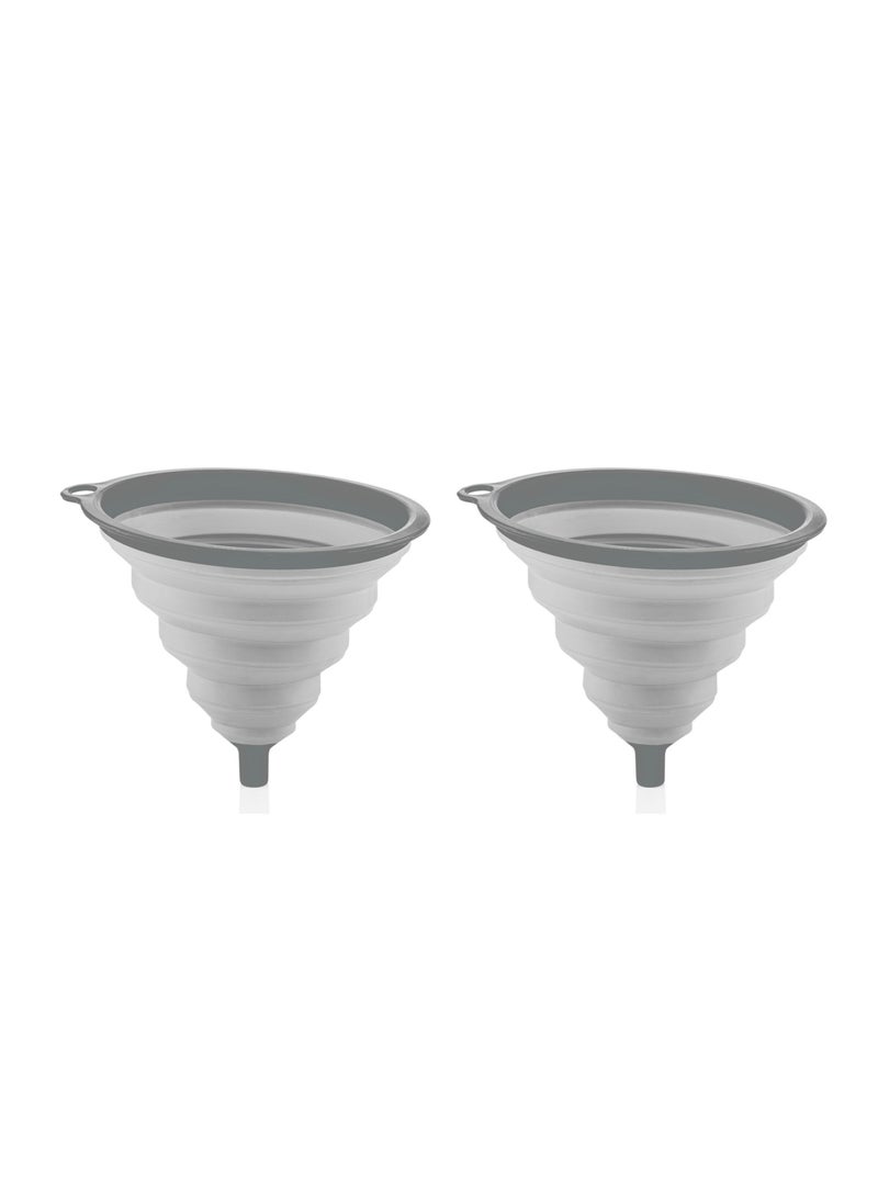 كلوكس طقم قمع قابل للطي 2 حبة 18X12X14.2 سم - Image 1