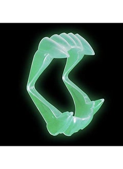 Glowing Clear Vampire Fangs Glow In The Dark Transparent Dracula Teeth 12 Pack