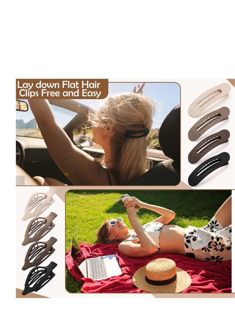 general Clips for Women - 3 Styles Non-slip Flat Claw Clips Matte Hair Claws for Thin Thick Hair - Image 5