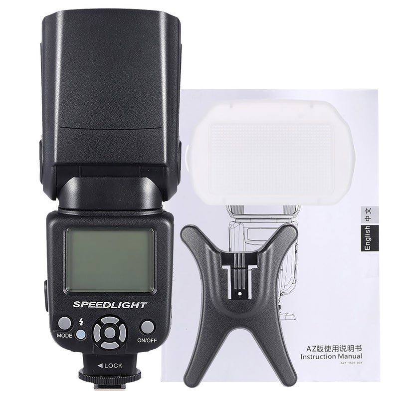 AD-960II Universal LCD Display On-camera Speedlite Flash GN54 for Nikon Canon Pentax DSLR Camera - Image 3