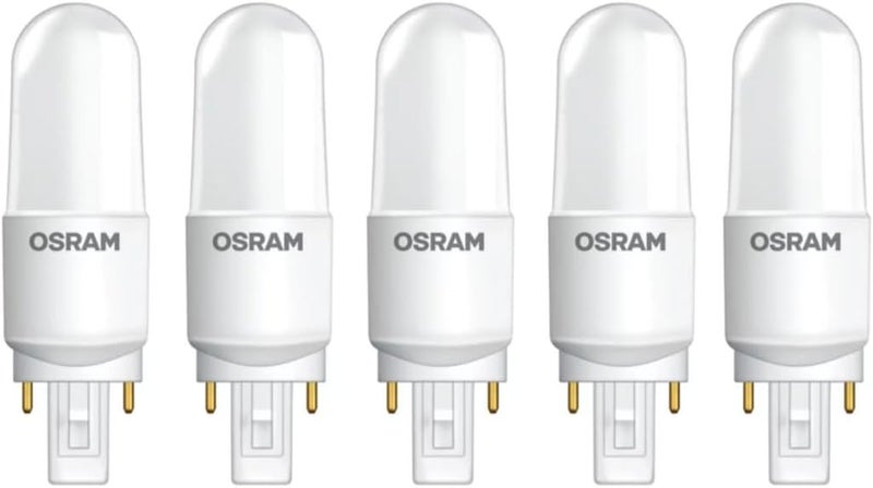 Osram 12W LED Bulb G24D Warm White - Pack of 5 - Image 1