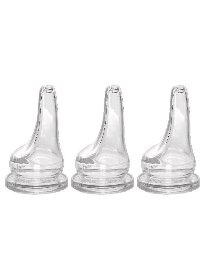 NUK 3 Packs of NUK Replacement Silicone Spout, Clear - Image 4