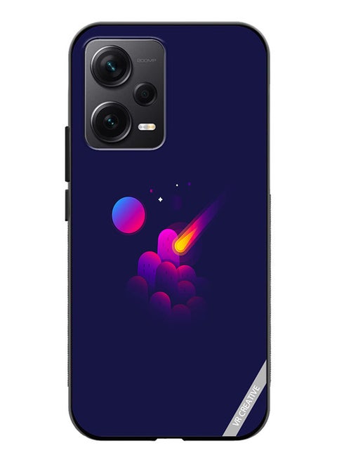 Protective Case Cover For Xiaomi Redmi Note 12 Discovery Space Minimalist Design Multicolour