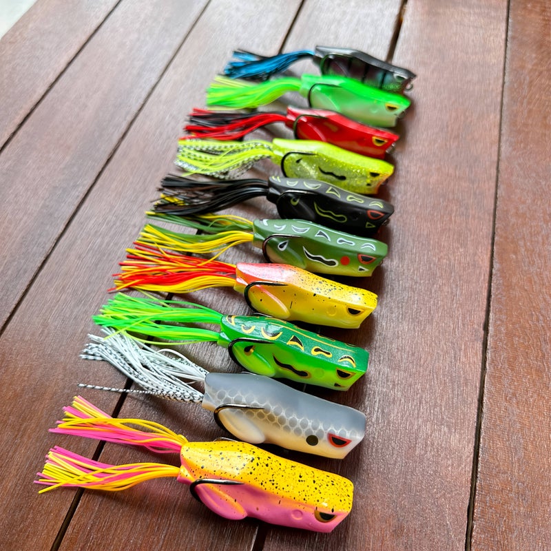 1pc Topwater Frog Lures C3 Large Caliber Durable Lifelike PVC Frog Realistic Soft Popping Frog With Cupped Mouth 7 32oz 2 56inch For Bass Pike Snakehead Salmon Trout Catfish Freshwater Saltwater - Image 5