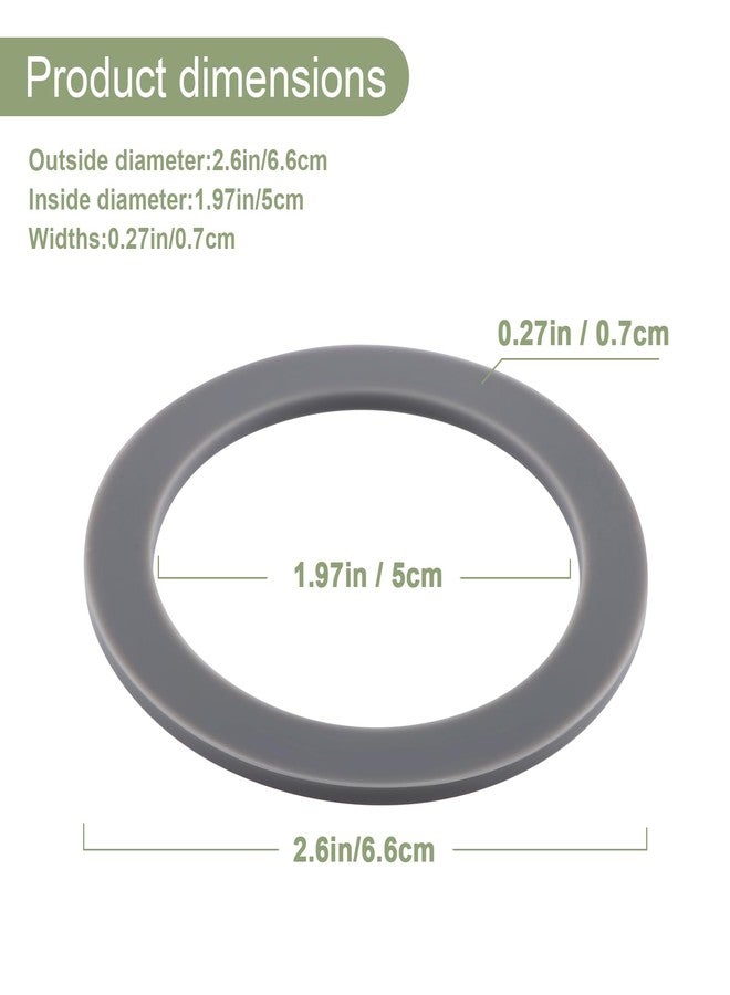 Equust 6-Pack Rubber Gaskets Sealing O-Ring Compatible with Oster Blender Replacement Parts - Image 3