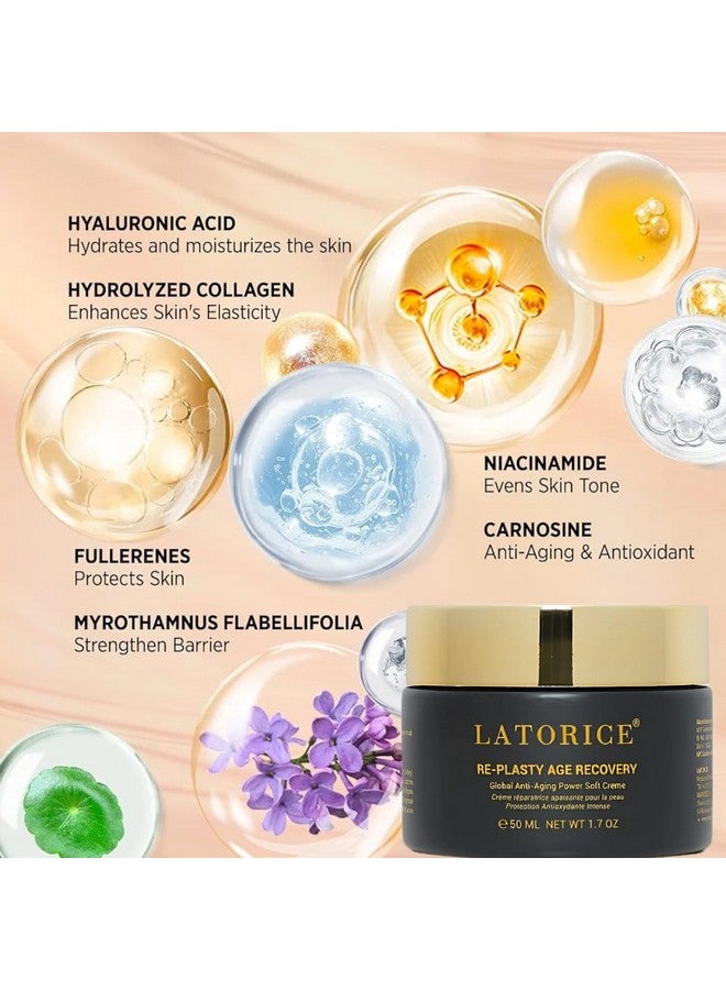 LATORICE Unisex Rice Water Face Wash and Niacinamide Face Cream with Collagen and Hyaluronic Acid | Helps to Reduce Sun Spot Melasma Freckles | Skincare Set for All Skin Types (Pack of 2) - Image 3