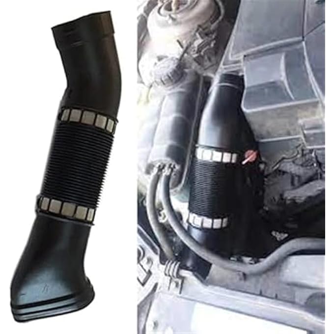QASULER Air Intake Car Duct Hose, for, W220 S280 S320 S350 1999-2005 Pipe Car Air Intake Pipe(BLACK Left) - Image 2