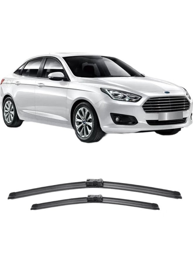 Speed Paisu 15-18 Ford Focus Windshield Wipers, Original Front Boneless Wiper Blades, Rubber Strips, Quiet, 22/18 Square - Image 2