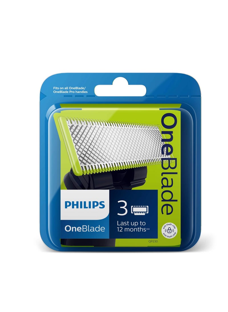 Philips QP230/50 Replacement Blade, 3 Pieces - Image 2