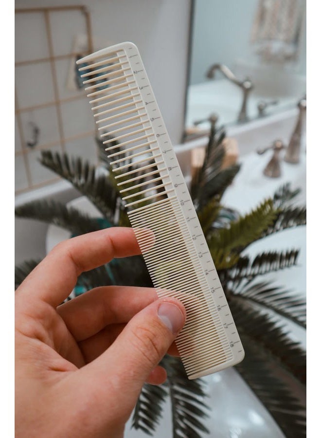 Frontier Co-op Coiffure Extensions Wide Counting Cutting Comb | Cutting Comb | Hair Comb | Heat Resistant Comb  - Image 3