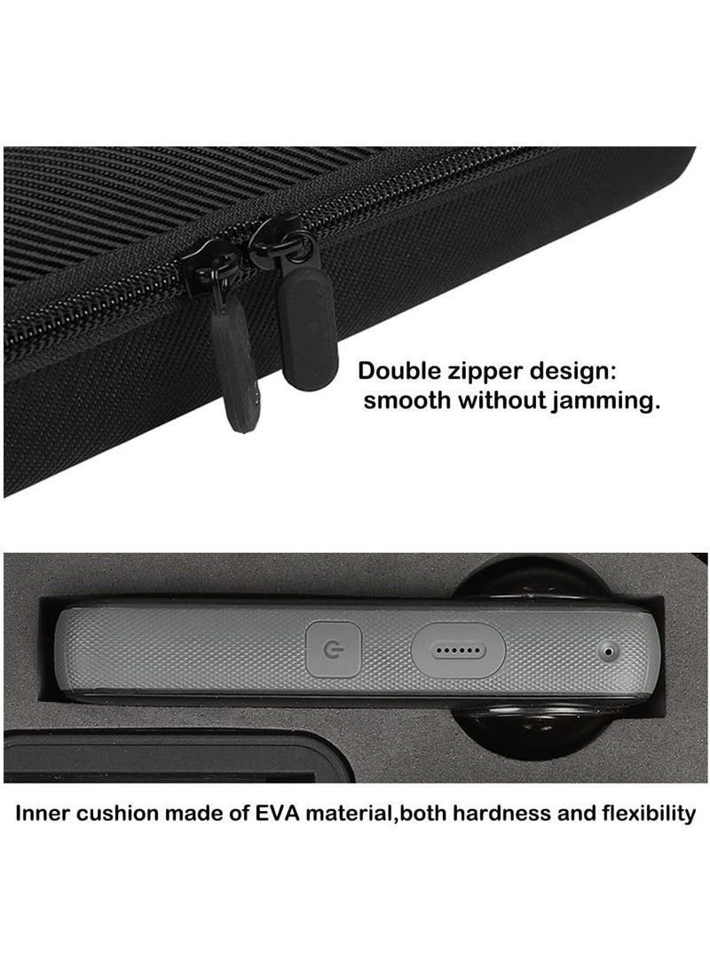 Carrying Case for Insta360 One X3/X2 Camera Large Hard Shell Bag with EVA Liner Compatible for Insta360 70cm Handle/Selfie Stick and Other Accessories  - Image 5